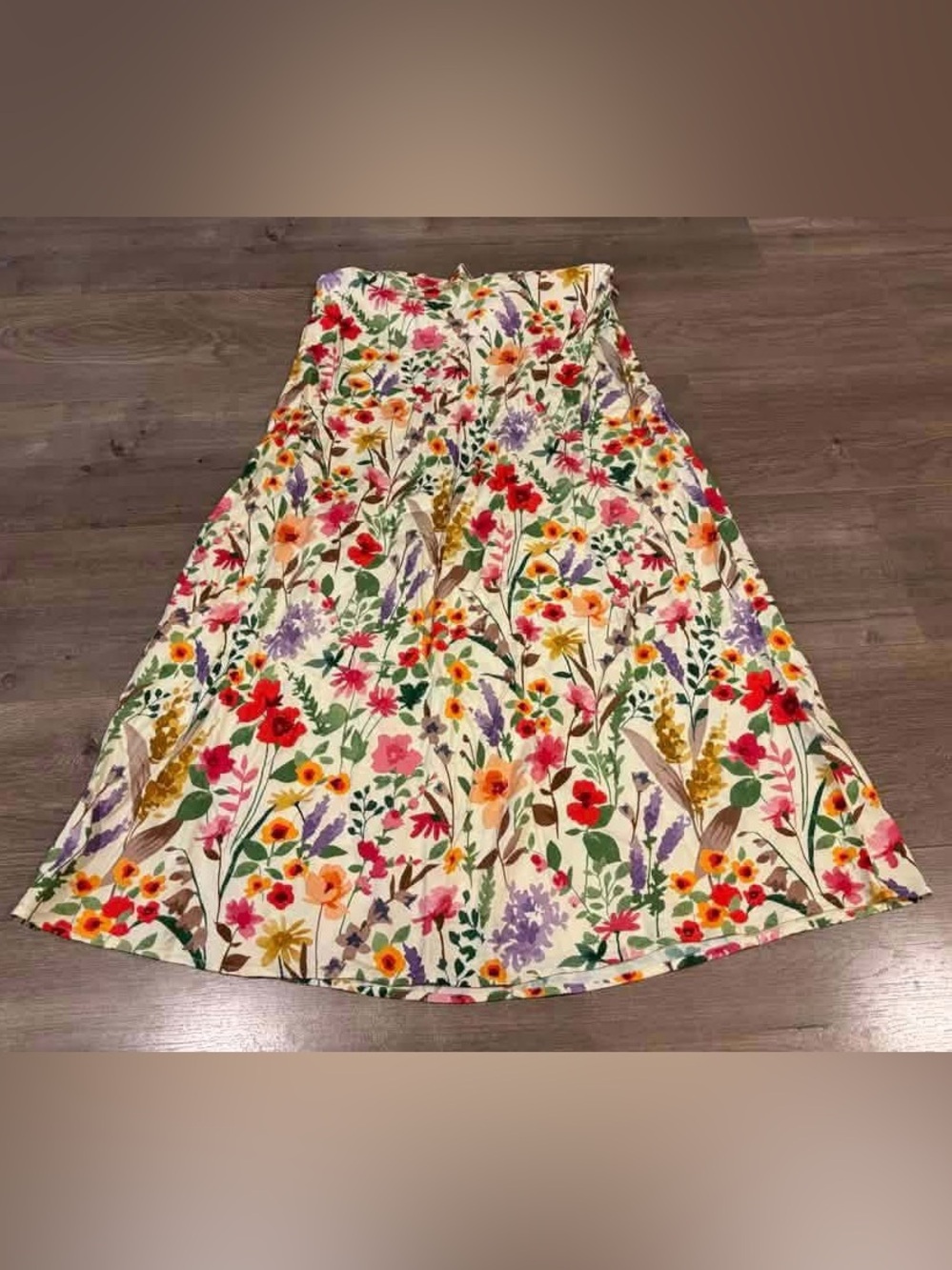 J.McLaughlin Dragonfly Garden Silk Blend Midi Skirt